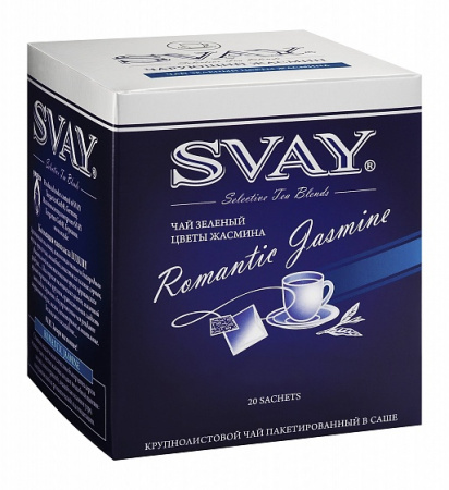 Зеленый чай Svay Romantic Jasmine 20*2гр. саше