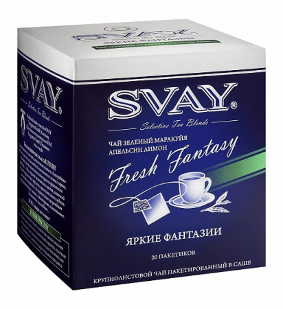 Зеленый чай Svay Fresh fantasy 20*2гр. саше